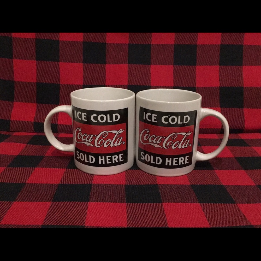 Vintage Coke mug 1998 Ice cold Coca Cola sold here